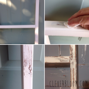 DIY decorative ladder. Ladder instructions and chippy paint tutorial. Click here! 