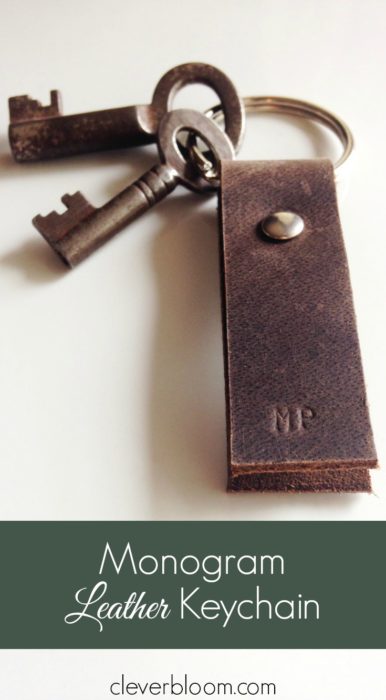 This Monogram Leather Keychain is perfect for anybody and any occasion. DIY made easy with step by step instructions and Free Patterns. Click here to get started!