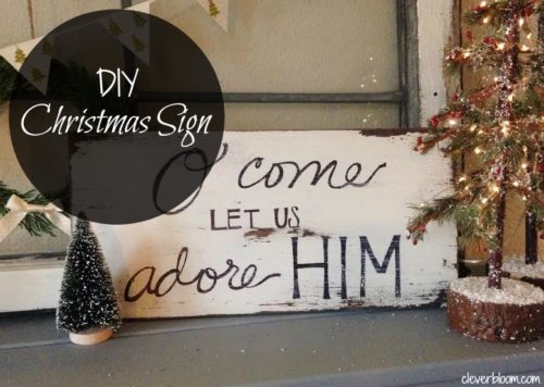 DIY-Christmas Sign