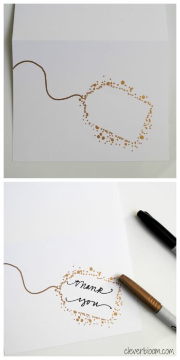 Make your own Thank You Cards