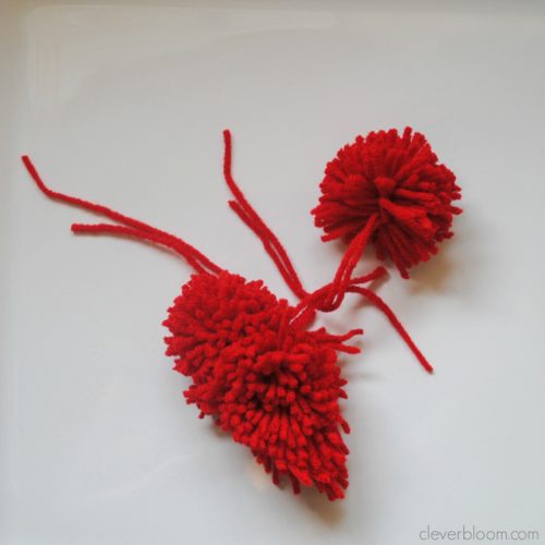 This Valentine's Pom Pom Heart Bunting is so cute! It's really unique and so fun to make. Visit cleverbloom.com for a tutorial with lots of step by step pictures.