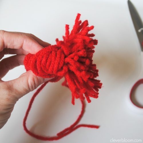 This Valentine's Pom Pom Heart Bunting is so cute! It's really unique and so fun to make. Visit cleverbloom.com for a tutorial with lots of step by step pictures.