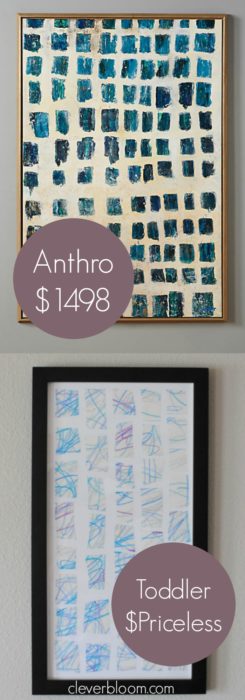 Kid's Craft Squares Wall Art is a fun project for you and the kids!