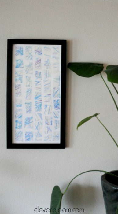 Kid's Craft Squares Wall Art is a fun project for you and the kids!