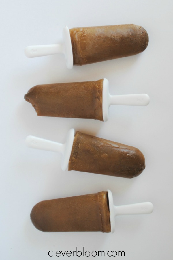 Cool off and give yourself a pick-me-up at the same time with these easy to make Coffee Popsicles.