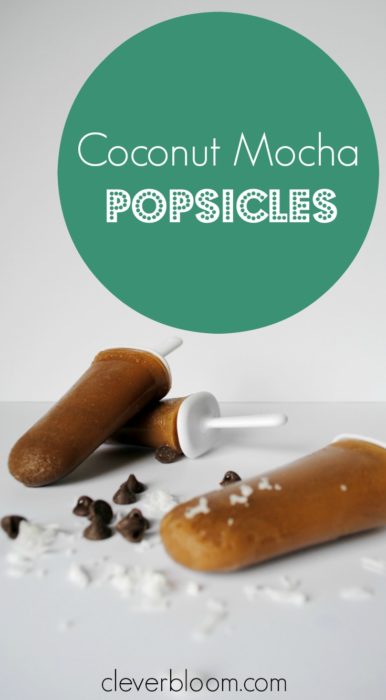 Cool off and give yourself a pick-me-up at the same time with these easy to make Coffee Popsicles.