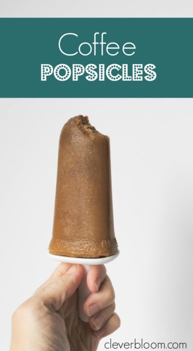 Cool off and give yourself a pick-me-up at the same time with these easy to make Coffee Popsicles.