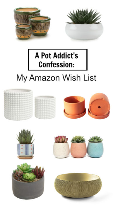 Houseplant enthusiast shares her amazon wish list. Find a variety of pots and planters in every style!