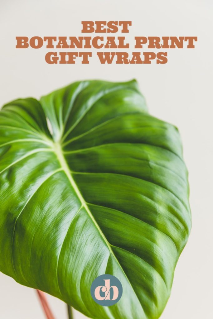 Complete the perfect gift for the plant lover in your life with the best botanical gift wrap. All available online with fast shipping! #botanicalgiftwrap #houseplants