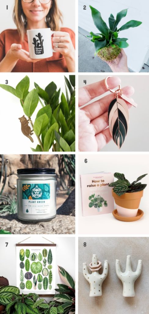 Looking for the perfect gift for your plant people? This is a list of amazing gift ideas from even more amazing makers and small business owners. Botanical art, books, homewares, plants, and more! #plantgifts #giftideas