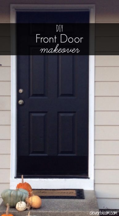 I See A Teal Door And Want It Painted Black Clever Bloom - Diy Paint Front Door Black