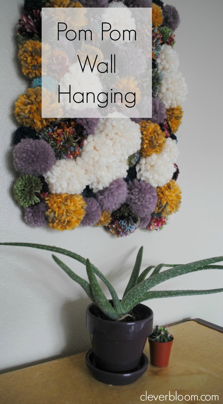 Beautiful view of Fiber Pom Pom Wall Hanging With Texture