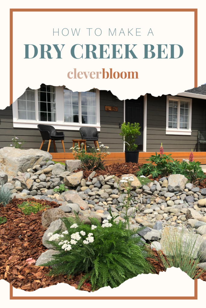 How To Make A Dry Creek Bed - Clever Bloom